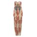 Wind 2025 Spring And Summer New Style Slimming French Tie Dyeing Temperament One Neck High End Strapless Long Dress For_ecoleips.com