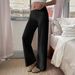 Diyun European And American Style Casual Vacation Solid Color Straight-Leg Long Pants Women's Fashion 2025_ecoleips.com