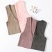 Fashionable Women's Sexy Lingerie, Deep V-neck Camisole, Cool Summer Tank Top, Cropped Camisole_ecoleips.com