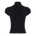 Fashion Design Sense Chinese Stand-up Collar Breasted Can Be Hollowed Out Two-wear Top Spice Girl Sexy Versatile And Thin Short-sleeved Top_ecoleips.com