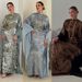 Modest Abaya Dress Elegant Foil-Printed Long Sleeve Robe Dress – Glamorous Pullover Gown For Special Occasions_ecoleips.com