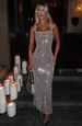 Elegant Sexy Double Shoulder Strap Sequined Mesh Dress Bodycon Evening Gown with Waist Cinching Pullover for Women_ecoleips.com