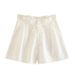7656 Summer New Women's Fashion Suit Collar Slim Vest + Versatile Casual Shorts Set_ecoleips.com