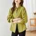 K Women's Shirt Long Sleeved New Commuter Style Top With Design Sense_ecoleips.com
