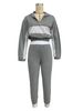 Women's Clothing Long Sleeve Fashion Casual Suit Color Matching Style _ecoleips.com
