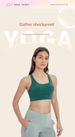 New Dropshipping Nude Feel Sports Bra With Cross Back Sexy Design, Fitness Running Shock Absorbing Yoga Bra_ecoleips.com