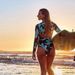 Women's Slim Fit One Piece Swimsuit Long Sleeve Printed Sexy Surfing Sports Swimwear With Zipper Fashionable Beachwear For Summer_ecoleips.com