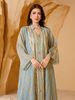 Muslim Evening Gown, Large Size Sequin Embroidery Dress, Dubai Saudi Style, Elegant Party Wear, Sparkling Floral Design_ecoleips.com