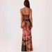 Summer New American Printed Strapless Long Dress Gathered Mesh Women's Clothing_ecoleips.com