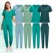 Women’s Clothing Women's Short Sleeved Suits For Washing Hands, Doctors, Nurses, Surgeons, Beauty Salons, Scrubs, Spas, Hand Washing Uniforms_ecoleips.com
