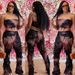 Women's Clothing 2025 Autumn New Sexy Fashion Beggar Art Cloth Wrapped Chest Long Pants Slim Fit Set_ecoleips.com