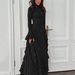 Diyun Fashion High-End Long-Sleeve Long Dress Women's Clothing 2025 Autumn/Winter Independent Station Elegant_ecoleips.com