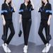 Women's Plus Size Printed Sportswear Set Casual Fashionable Two Piece Outfit Loose Fit Short Sleeved Summer Style_ecoleips.com