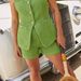 Women's Sleeveless Vest Textured Shorts Two Piece Suit European And American Style_ecoleips.com