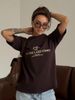 Retro Fashion Women's Casual T-Shirt Ins Style Letter Print 100% Cotton Short Sleeve Top Versatile And Unique_ecoleips.com