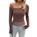 DiYun European And American 2024 Autumn/Winter Foreign Trade Y2k Women's Sexy Slim-Fit Knitted_ecoleips.com