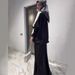 Women's Casual Fashion Spring Set Long Sleeved Top & Elegant Long Skirt Loose Comfortable European American Style Clothing_ecoleips.com
