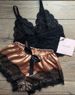 Sexy Lingerie Lace Split Three Point Sexy Suspenders See Through Pajamas And Pants Sets_ecoleips.com