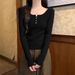 girl Low Base Shirt For Women, Autumn Winter 2024 New Design, Slim Fit Short Knitted Sweater, Square Neck Top_ecoleips.com