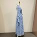 Women's Clothing Spring Waist Heavy Embroidery V Neck Lantern Sleeves Single Breasted Long Skirt_ecoleips.com