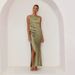 Women’s Clothing Spring And Summer Women's New Style Pure Color Sexy Backless Slit Mid Length Skirt Sleeveless Suspender Dress Women_ecoleips.com
