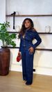 Women's Stylish Denim Set With Long Sleeve Shirt & Wide-Leg Pants – Trendy Two-Piece Outfit For Streetwear Lovers_ecoleips.com