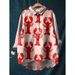 Women's Animal Print Casual Long Sleeved Shirt Hawaiian Style Polyester Blouse For Spring/Summer Fashion_ecoleips.com