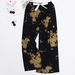 2026 Women's Loose Pants Korean Casual Cropped Pants Wide Leg Trouser Thin Home Classic Sports Lounge Wear Girls Clothes Black_ecoleips.com