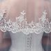 Bridal Veil With Lace Edging – Double-Layer Short Wedding Veil (60-80cm, 4 Colors) Adjustable Comb Clip_ecoleips.com