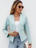 2025s New 2025 Autumn And Winter Women, Casual Black Zipper Suit Jacket, Versatile For Women_ecoleips.com