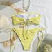 Women's Clothing Sexy Starfish Shell Tassel Swimsuit Bikini_ecoleips.com