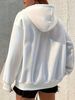 Women's Fleece-Lined Hooded Sweatshirt With Print - Cozy Long Sleeve Pullover For Fall & Winter_ecoleips.com