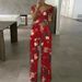 Women's Fashion One Shoulder Print Temperament Commuter Casual High Waist Jumpsuit Women_ecoleips.com