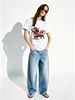 Women Crew Neck Short Sleeve T-Shirt Retro Distressed Superhero Dachshund Lightning Graphic Casual Summer Basic Top For Ladies_ecoleips.com