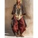 Women's Loose Fit Printed Suit Size Spring Summer New Clothing_ecoleips.com