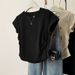Women Summer Short Sleeved Top For Fashion Versatile Base Shirt Slim Fit Round Neck T-shirt Casual And Sexy Breathable And Cool_ecoleips.com