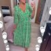 Women's Clothing Women's Super Fairy V Neck Dress Beach Vacation Loose Long Printed Dress Long Sleeve For Formal & Casual For Women_ecoleips.com