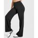 Cross-border 's High-waisted Straight-leg Pants, Loose And Slimming Yoga Wear, Sports Outdoor Fitness Clothing For_ecoleips.com