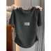 Women's 100% Cotton Short Sleeve T-Shirt – Slim Fit With Waist Ruffles & Structured Shoulder_ecoleips.com