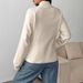 AD755 Women's New Autumn/Winter Solid Color Slim Fit Zipper Cardigan Fleece Jacket Casual Sweatshirt_ecoleips.com