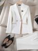 Women's Clothing Pink suit jacket professional temperament_ecoleips.com