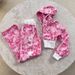 Women's Clothing Y2k Hip Hop Short Cardigan Hoodie Sweatshirt Street INS Hot Girl Loose Long Sweatpants Suit_ecoleips.com