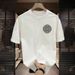 women's High-quality Round-neck Pullover Short-sleeved T-shirt_ecoleips.com