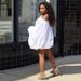 Summer New Women's Plus Size Batwing Sleeve Dress European American Style D1351_ecoleips.com