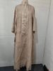 Muslim Mesh Embroidered Sequin Evening Dress, Arabic Dubai Abayas, Women's Long Robe, Elegant Party Wear, Traditional Fashion_ecoleips.com