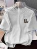 Women's Clothing 2026 Summer Men's Casual T-Shirt Pure Cotton Short Sleeve With Letter Print Trendy New Style For Men Women Couples_ecoleips.com