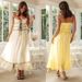 Women's New Long Spliced Dress With Off The Shoulder Sleeveless Sling_ecoleips.com