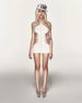 High-Waisted Rhinestone Hollowed out Short Skirt Sexy Fashion Punk Nightclub Dress European American Style Summer Dress for Women_ecoleips.com