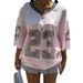 Women's Oversized Leopard Print Pullover Hoodie Sexy Pink Jersey Streetwear Top for Summer_ecoleips.com