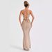 Women's Clothing Sexy Trendy Backless Tube Top Hip Long Skirt Knitted Suit_ecoleips.com